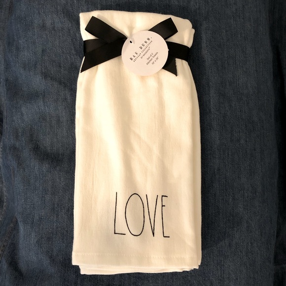 Rae Dunn “Love” & “Be Kind” Towels